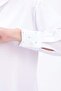White-Mancheted Stone Shirt Tunic with Smoke Collar - 5