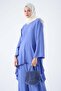 Parliament-Asymmetric Cut Tunic and Wide Leg Trousers Suit - 5