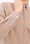 Mink-Cotton Hidden Placket Shirt - 4
