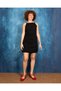 Halter Neck Short Women's Dress - 5
