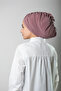Violet Draped Casual Hijab Bonnet Sandy Drawstring 2315_21 - 4