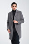 Men's Long Coat Zippered Fish Back Fabric - 4