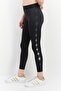 Women Full Length Graphic Print Leggings, Black - 3