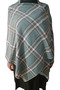 Plaid Lumberjack Shirt Fabric Shoulder Shawl Winter Shawl Neck Shawl Checked Scarf