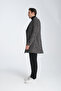 Plaid Patterned Men's Thick Cashmere Coat Regular Fit - 7