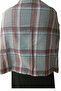 Plaid Lumberjack Shirt Fabric Shoulder Shawl Winter Shawl Neck Shawl Checked Scarf - 2
