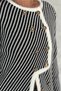 Women's White Standard Size Button Detailed Ribbed Knitwear Cardigan - 2