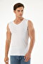 Ribana Men's V-Neck 0 Sleeve