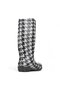 Feliçita_zenne_yağmur_boot طويل_أبيض_أسود 33 سم - 5
