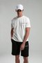 Men's Printed Crew Neck T-Shirt White
