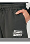 Patch Detail Oversized Joggers - 3