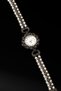 Bridal Watch - Wedding Watch - Silver Watch with Pearl and Marcasite Stone Detail - 4