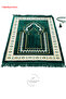 Velvet Prayer Rug Gift Set, Hajj and Umrah Prayer Rug Set, Prayer Beads, Ramadan - 6