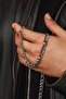 Men's Steel Necklace - 7.5 mm Figaro Chain Model Men Necklace - 2