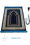 Velvet Prayer Rug Gift Set, Hajj and Umrah Prayer Rug Set, Prayer Beads, Prayer Gift, Ramadan