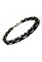 Men's Steel Bracelet Imprint 5.5mm Thin And Elegant!!