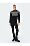 Long Sleeve Ethnic Patterned Turtleneck Collar Knitted Sweater - 2