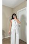 Degaje Collar Sleeveless Blouse with Shoulder Buckle - 5