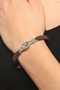 Belt Buckle Figure Knitted Women's Bracelet - 2