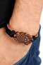 Indian Stone Leather Unisex Bracelet - 3