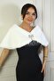 Women's Lined Bolero with Brooches