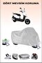 Motorcycle Cover with Lock Compatible for Kuba City Go, Secure, Waterproof , Durable Fabric.