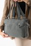 Women's Large Size Water Resistant Crinkle Fabric Crossbody Bag with Shoulder Strap - 4