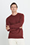 Men's Tile Standard Fit Regular Cut Crew Neck Woolen Comfortable Knitwear Sweater - 3