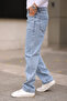 Açık Mavi Erkek Baggy Fit Jeans Kot Pantolon TMNAW24JE00027 - 4