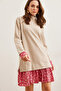 Women's Stone Rose Garnished Thessaloniki Dresselb-19000965 - 2