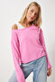 Women's Pink Athlete Double Knit Blouse Mt00152 - 2