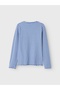 Nkfvemma Blue Glitter Slim Top - 13235162 - 4