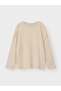 Nkfrikka Beige Ls Rlx Top - 13242018 - 4