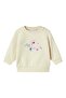 Nbfvrillie Ls Beige Sweat Box - Bru 13226050
