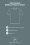 Unisex 5-Piece 100% Cotton Slim Fit Slim Fit Crew Neck Black T-Shirts Pack - 2