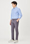 Cotton Lycra Flexible Slim Fit Slim Fit Men's Anthracite Chino Trousers with Side Pockets - 5
