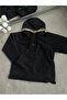Waterproof Hooded Sweat Coat with Fur Inside and Kangaroo Pocket - 3
