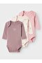 Nbfbody 3P Ls - Barely Pink Bow Noos Design - 2