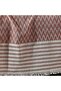 Luxury First Class Quality 100% Cotton Sofa Cover - Shali Dark Pink 175X215 cm - 3