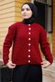 Women's Crew Neck Short Knitwear Cardigan - 4