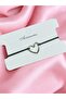 Silver Heart Detailed String Bracelet - 3