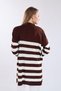 Acı Kahve Striped Knitwear Tunic 5330 - 6