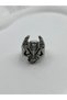 Unisex Adjustable Steel Cobra Double Cylinder Motor Vintage Gothic Cosplay Ring - 2