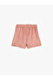 Low Waist Velvet Shorts Skirt with Elastic Waist - 2