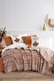 Good Night Istanbul Babylon Tile Double 100% Cotton Duvet Cover and Blanket Set