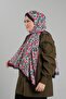 Pink Patterned Shawl Cut Fiber Digital Printed Cottony Floral 202113_04 - 3