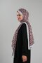 Leopard Printed Digital Printed Cotton Shawl - Cut Fiber, Powder 202116 _06 - 2