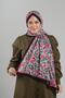 Pink Patterned Shawl Cut Fiber Digital Printed Cottony Floral 202113_04