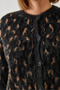 Women's Black Camel Knitted Cardigan 241087 60261042 - 6