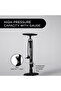 Portable Road Bike Pump | 160 Psi | Alloy Steel | With Gauge & Rotatable Pipe Knob - 4